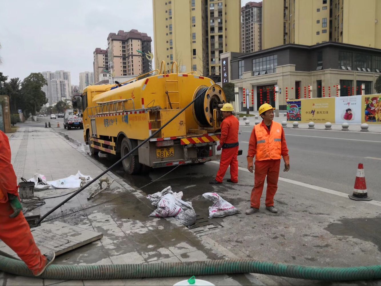 内丘排污管道清淤-管道清洗